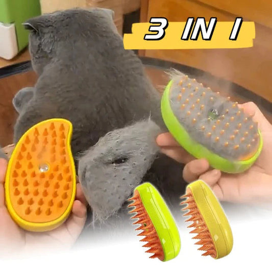 3-in-1 Steamy Pet Brush